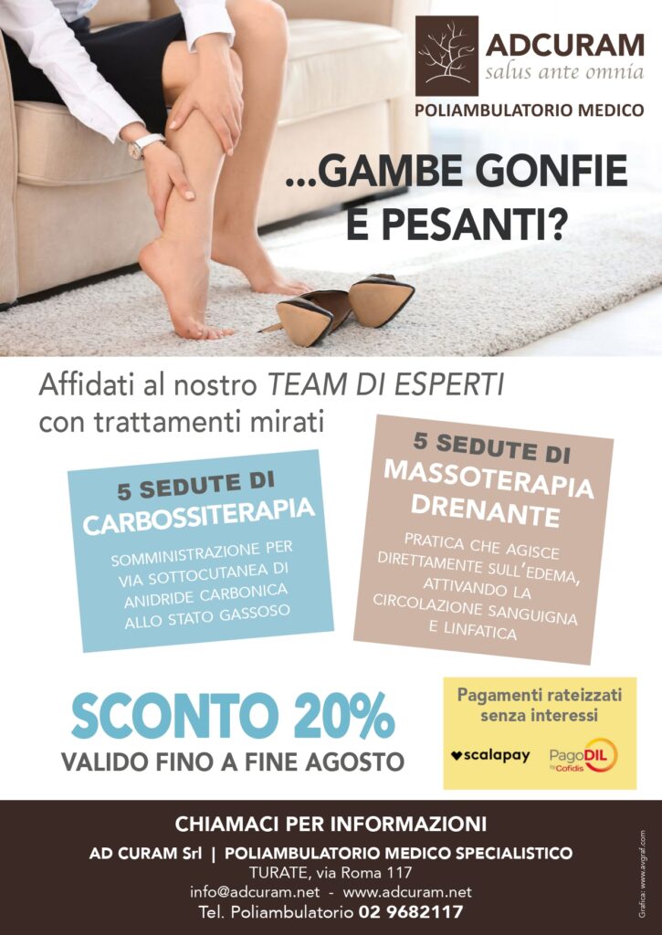 Volantino Gambe Gonfie
